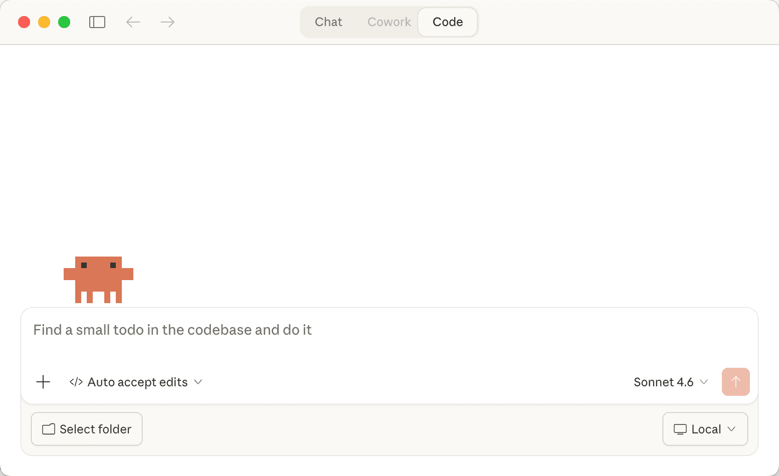 Claude Code interface