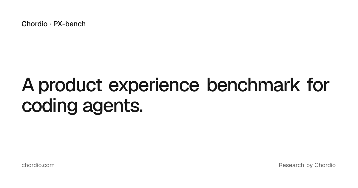 Screenshot of Chordio Wireframes, Benchmark how well coding agents handle product experience decisions